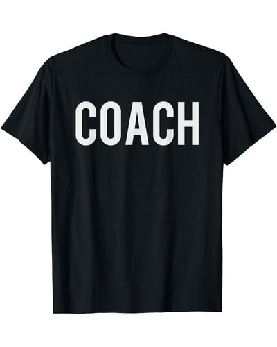 COACH Sports Es Thank You Gift T-shirt - Black