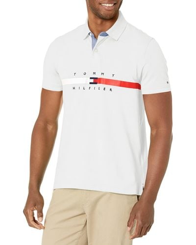 Tommy Hilfiger Polo Shirt Regular Fit - White