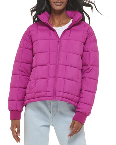 Levi's Box Quilted Puffer Jacket - Pink