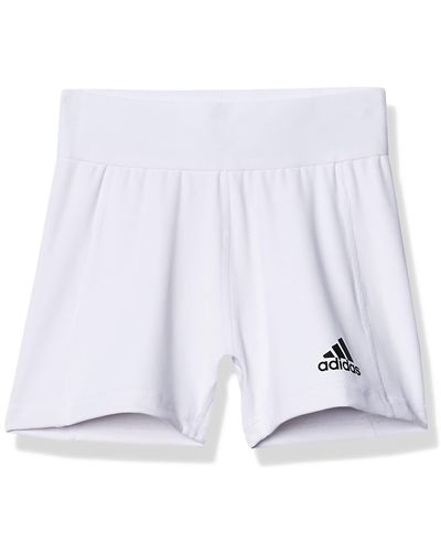 adidas Standard Alphaskin Volleyball 4-inch Short Tights 3" - White