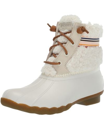 Sperry Top-Sider Saltwater Sherpa Rain Boot - White
