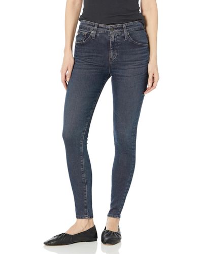 AG Jeans Farrah High Rise Skinny Ankle Jean - Blue