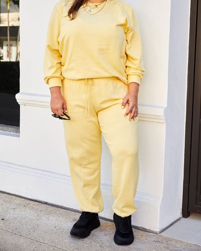 The Drop Butter Jogger Pant By @katiesturino - Yellow