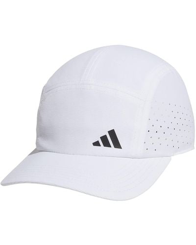 adidas Superlite Sneaker 3 Performance Relaxed Fit Adjustable Running And Training Hat - White