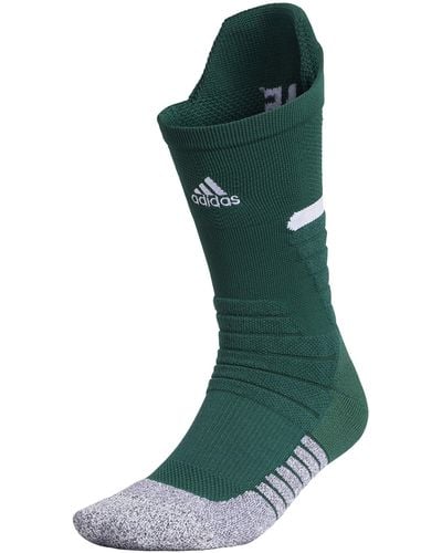 adidas Adizero Football Cushioned Crew Socks - Green