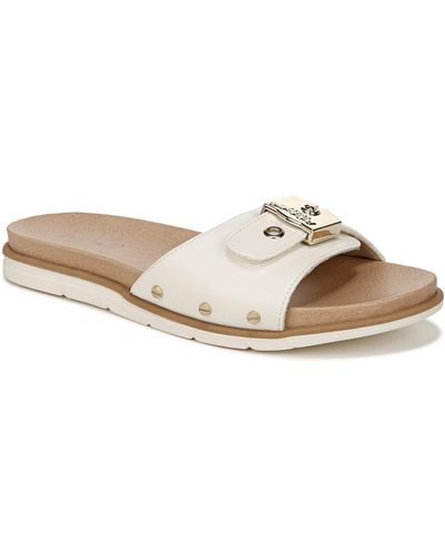 Dr. Scholls S Nice Iconic Flat Sandal Off White 9.5 M - Natural