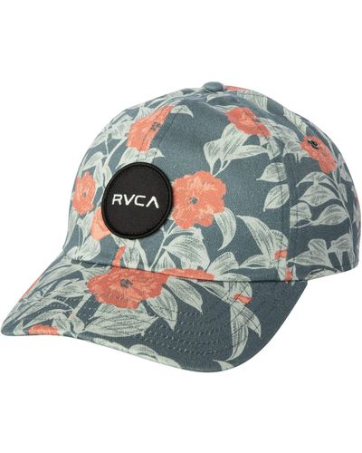 RVCA Womens Classic Adjustable Dad Hat Baseball Cap - Blue