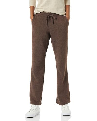 Amazon Essentials Relaxed-fit French Terry Fleece Sweatpant - Brown
