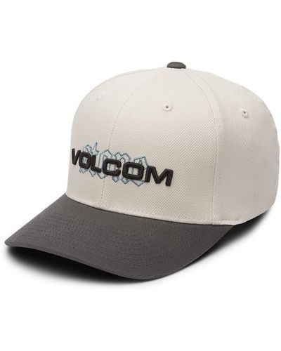 Volcom Stone Stamp Euro Flexfit Hat - White