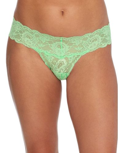 Cosabella Say Never Cutie Low Rise Thong - Green