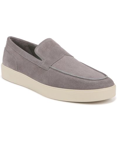 Vince S Toren Casual Slip On Loafer Smoke Gray Suede 9.5 M
