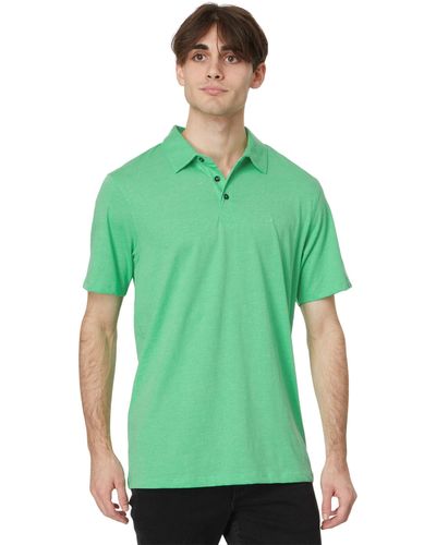 Volcom Wowzer Modern Fit Cotton Polo Shirt - Green