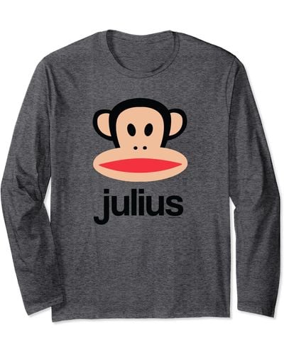 Paul Frank Julius Monkey Face Long Sleeve T-shirt - Blue