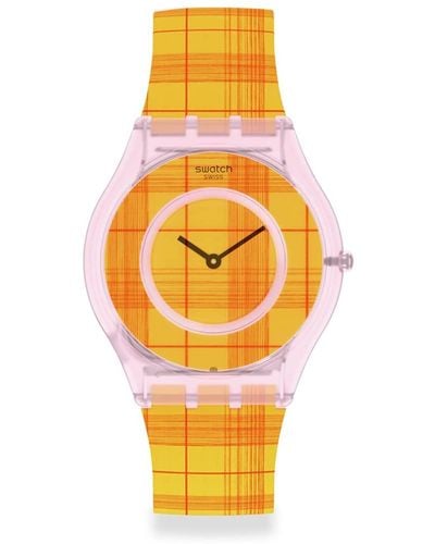 Swatch Fire Madras 01 Watch - Orange
