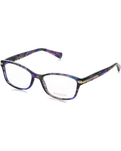 COACH Hc6065 Rectangular Prescription Eyewear Frames - Black