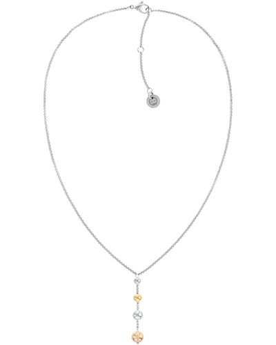 Tommy Hilfiger Pendant With Chain - White