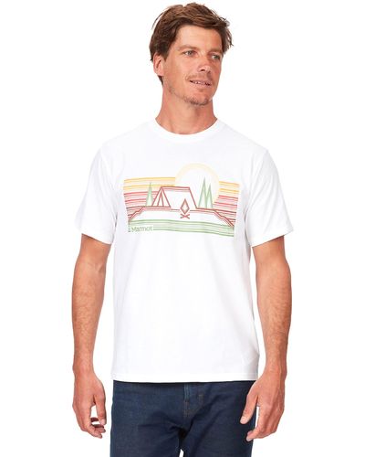 Marmot Bivouac Short Sleeve Tee Shirt - White