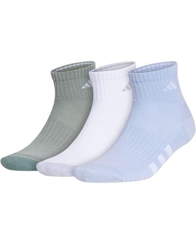 adidas Cushioned Quarter Socks - Blue