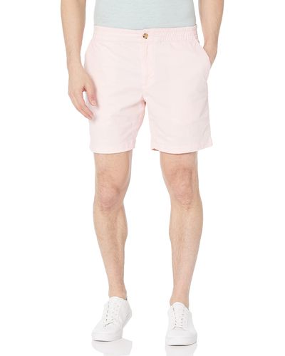 Tommy Hilfiger Mens Stretch Waistband Casual Shorts - Pink