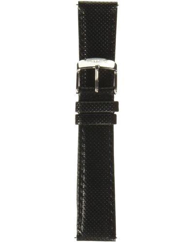 Timex Release Strap – Textured Black With Silver-tone