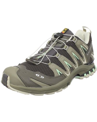 Salomon Xa Pro 3d Ultra Trail Running Shoe,swamp/dark Clay/light Mint,7 M Us - Green