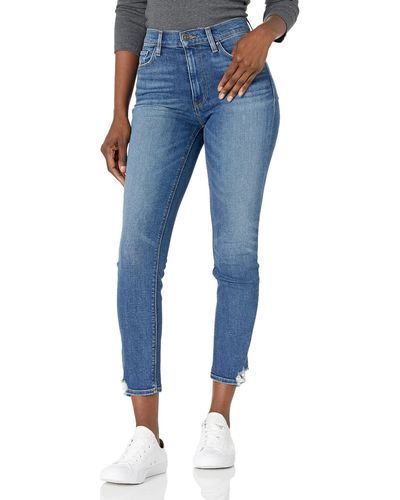 Hudson Jeans Jeans Barbara High Rise Super Skinny Jean - Blue