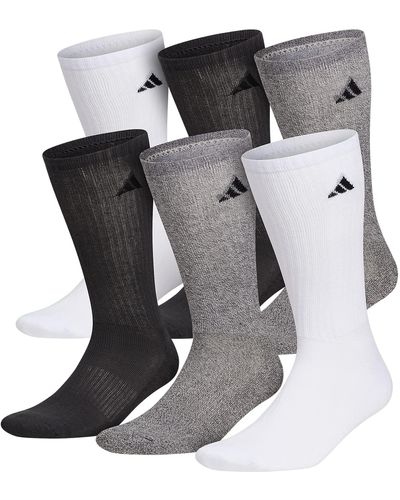 adidas Athletic Crew Socks 6 Pairs - Black