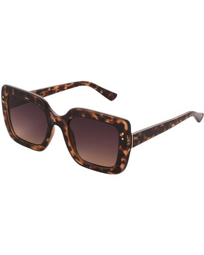 Frye Maura Square Sunglasses - Brown
