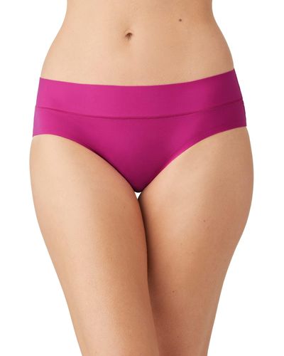 Wacoal Womens At Ease Panty Hipster Panties - Pink