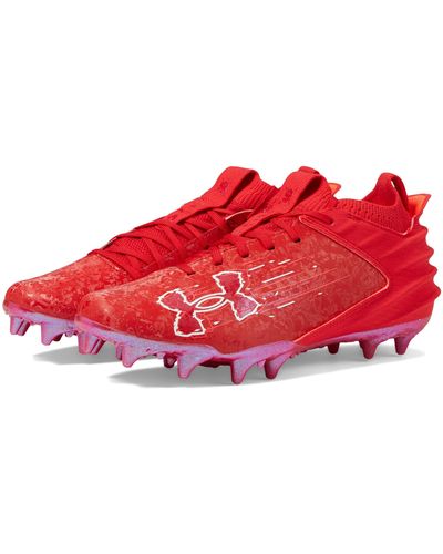 Under Armour Blur Smoke Suede 2.0 Mc Chaussures de football pour homme, - Rouge