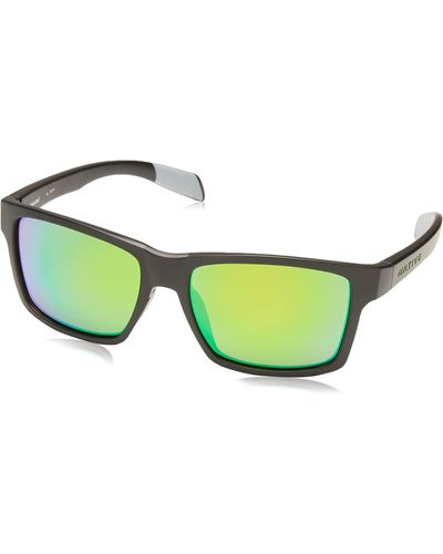 Native Eyewear Flatirons Polarized Rectangular Sunglasses - Green