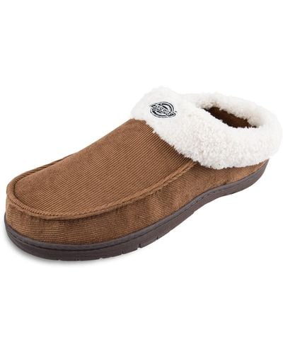 Dickies Clog With Sherpa Collar Slipper - Brown