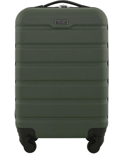 Wrangler Hardside Carry-on Spinner Luggage - Green