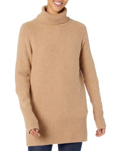 Goodthreads Boucle Turtleneck Sweater - Natural
