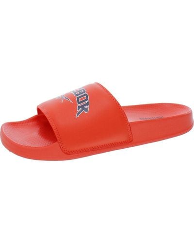 Reebok Unisex Adult Classics Slide Sandal - Red