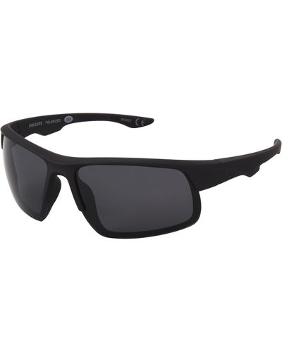 Dockers Sport Polarized Blade Sunglasses - Black