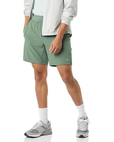 Amazon Essentials Performance Stretch Woven 7" Training Short-discontinued Colours - Green