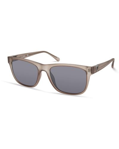 Guess Classic Sleek Square Sunglasses - Gray