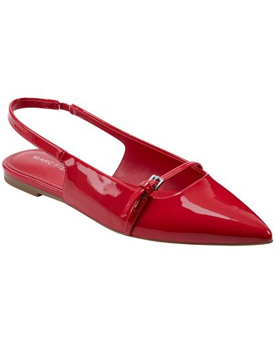 Marc Fisher Elelyn Ballet Flat - Red