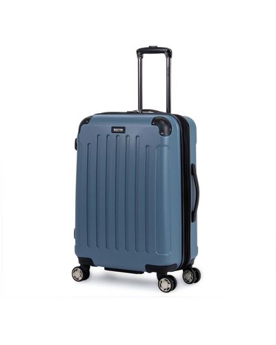 Kenneth Cole Reaction Renegade 3-piece Luggage Expandable 8-wheel Spinner Lightweight Hardside Travel Suitcase Set - Blue