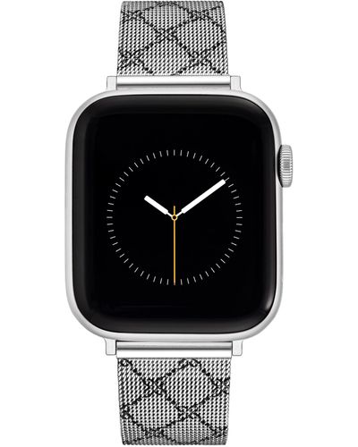 Nine West Fashion Mesh Armband für Apple Watch Sicheres - Schwarz