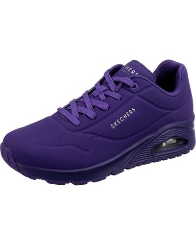 Skechers Uno, Zapatillas Mujer, Purple, 38.5 EU - Azul