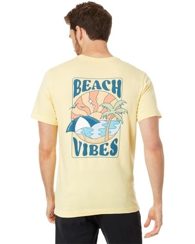 Life Is Good. Groovy Beach Vibes Short Sleeve Crusher Tee - Gray