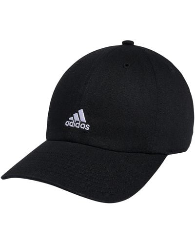 adidas Saturday Relaxed Fit Adjustable Hat - Black