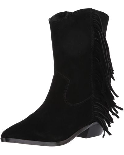 Nanette Lepore Nanette Womens Monica Fashion Boot Black 8.5 M Us