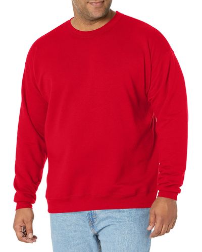 Hanes Ecosmart Sweatshirt - Red