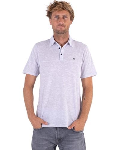Hurley Stiller 3.0 Polo Short Sleeve T-shirt - Gray