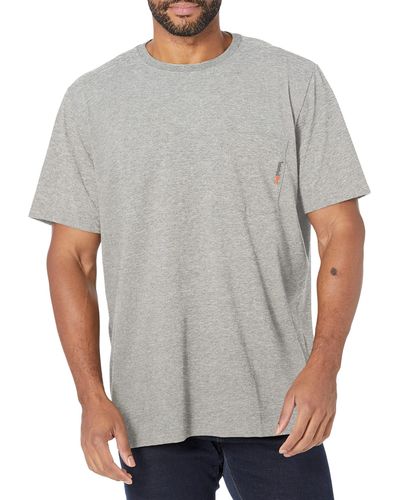 Timberland Base Plate Blended Short Sleeve T-shirt - White