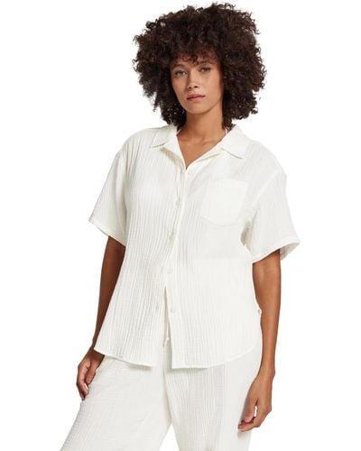 UGG ® Embrook Shirt Cotton Tops - White