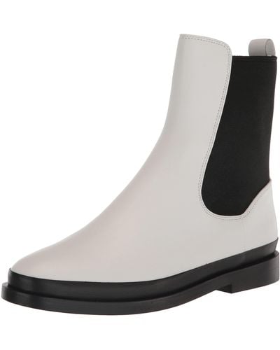 Vince S Cecyl Bootie White Leather 5 M